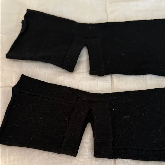 Lululemon Athletica Black Knit Leg Warmers - Picture 3 of 3